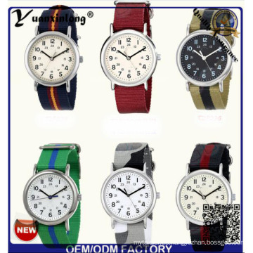 Yxl-123 Simple Design Nylon Nato Ladies Dress Reloj de pulsera de cuarzo Sport Casual Lady Vogue Men Watches Factory